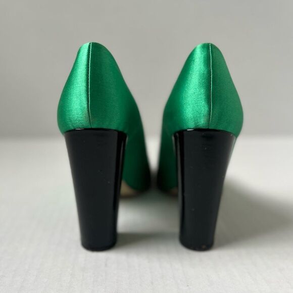 J.Crew Emerald Cap Toe Heels 8 - Picture 4 of 7